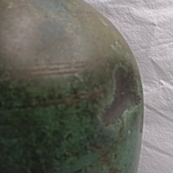 Mid Century Ikora Patinated Bronze Vase MADE IN GERMANY